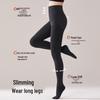 Caiyue Plus Size Thermal Leggings with Tummy Control