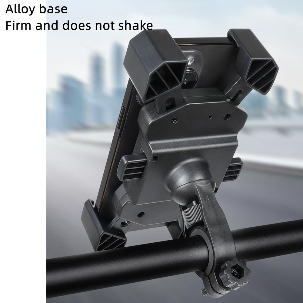 Phone Holder for Bike or Motocycels Automatic Locking Anti-Shock Bicycle Mobile Phone Holder Thickened Non-Slip Bracket