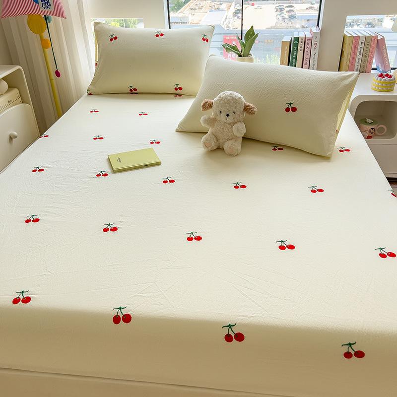 New Style Bed Sheet Single Piece Dormitory All-inclusive Non-slip Bed Sheet Bed Cover Bedroom Bed Mattress Protector