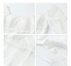 2026 Spring/Summer Luxury Chinese Style White Slimming Lace Dress for Women - P0109
