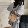 Niche lightweight cloth bag women's 2025 summer new fashion simple handbag commuter tote bag shoulder crossbody