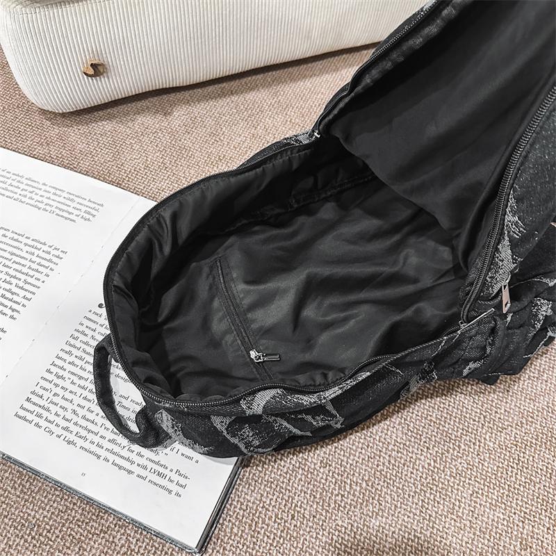 Denim Backpack Travel Lightweight Backpack