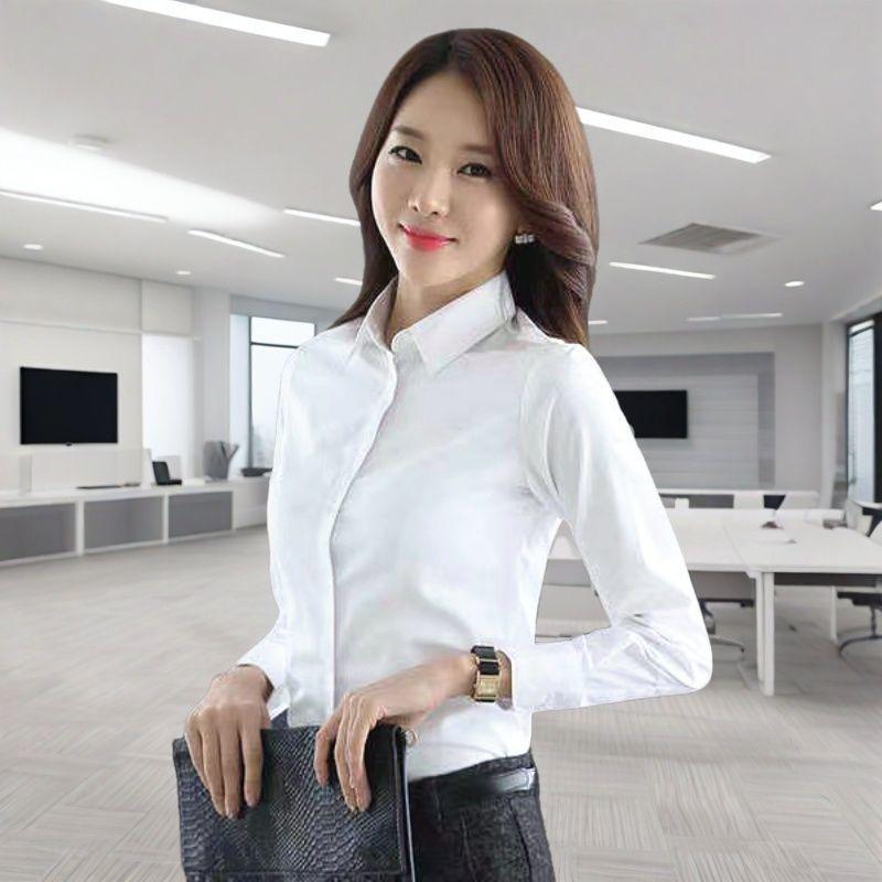 Women's Fleece-Lined Thick Warm Shirt - Autumn/Winter Fashionable Workwear