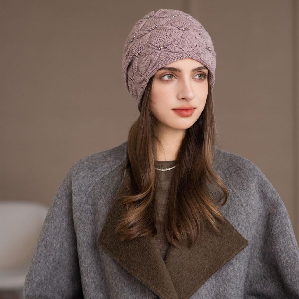 Autumn and Winter Knitted Stacking Cap, Ear Protector, Warm Sleeve, Wool Cap