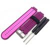 Bicolor Rhombus Hole Silicone Strap for Garmin Forerunner 220/230/235/620/630