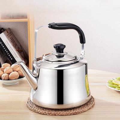 Whistling Teapot Home Stainless Steel Kettle for Induction Cookers Gas Stoves Camping Teapot Large Capacity Boil Water Kettle