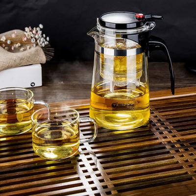 Avec infuseur Théière en verre Bouilloire de séparation de thé épaissie Théière Théière