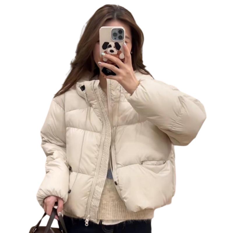 Women's 2024 Winter Fashion Short Puff Down Jacket - Stylish and Thickened Duck Down Coat