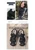 Herren Trendy Leder Geschlossene Zehenpartie Outdoor Sandalen: 2024 Sommer Atmungsaktive Strandschuhe