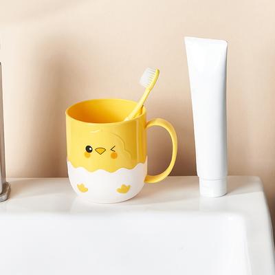 1PC -Bathroom Mouthwash Cup Creative Cartoon Toothbrush Cup Cute Mouthwash Cup Bathroom Accessories