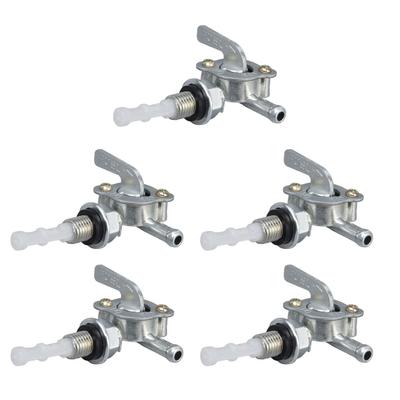 5Pcs Fuel Tank Shut Off Valve Male Thread Metal Fitting Set Kit for Engine Generator