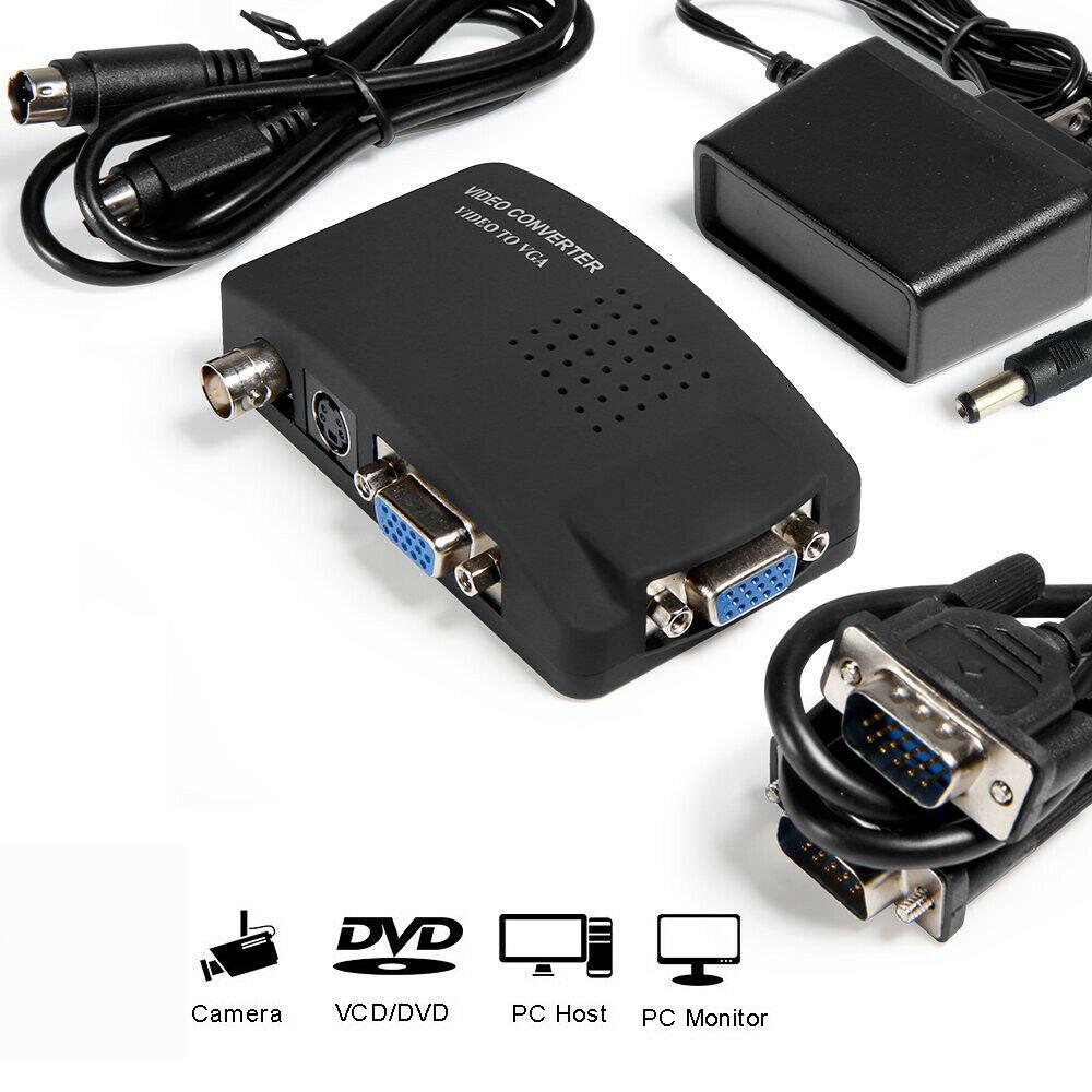 Buy EU Plug US Plug LCD TV Black Box S-video Switch HD 1080p Adapter ...