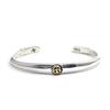 Carmelo: Men's Native American Eagle Bangle Bracelet In Silver (925)