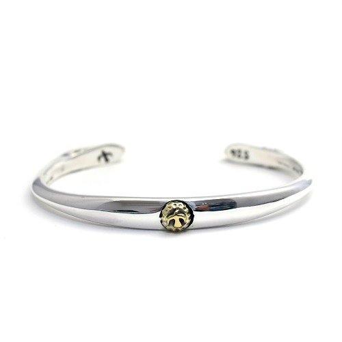 Carmelo: Men's Native American Eagle Bangle Bracelet in Silver (925)