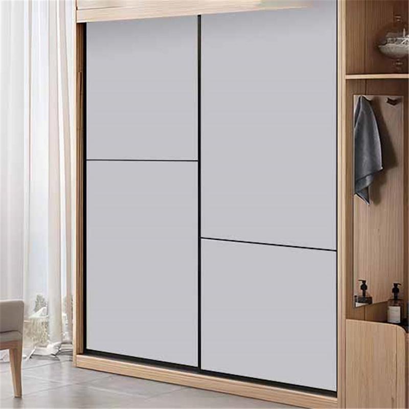 

Самоклеящаяся утолщенная мягкая на ощупь пленка Водонепроницаемая влагостойкая пленка для шкафов Обновление мебели Двери гардероба Столешницы Декора Виниловая пленка 40cm*10m светло-серый