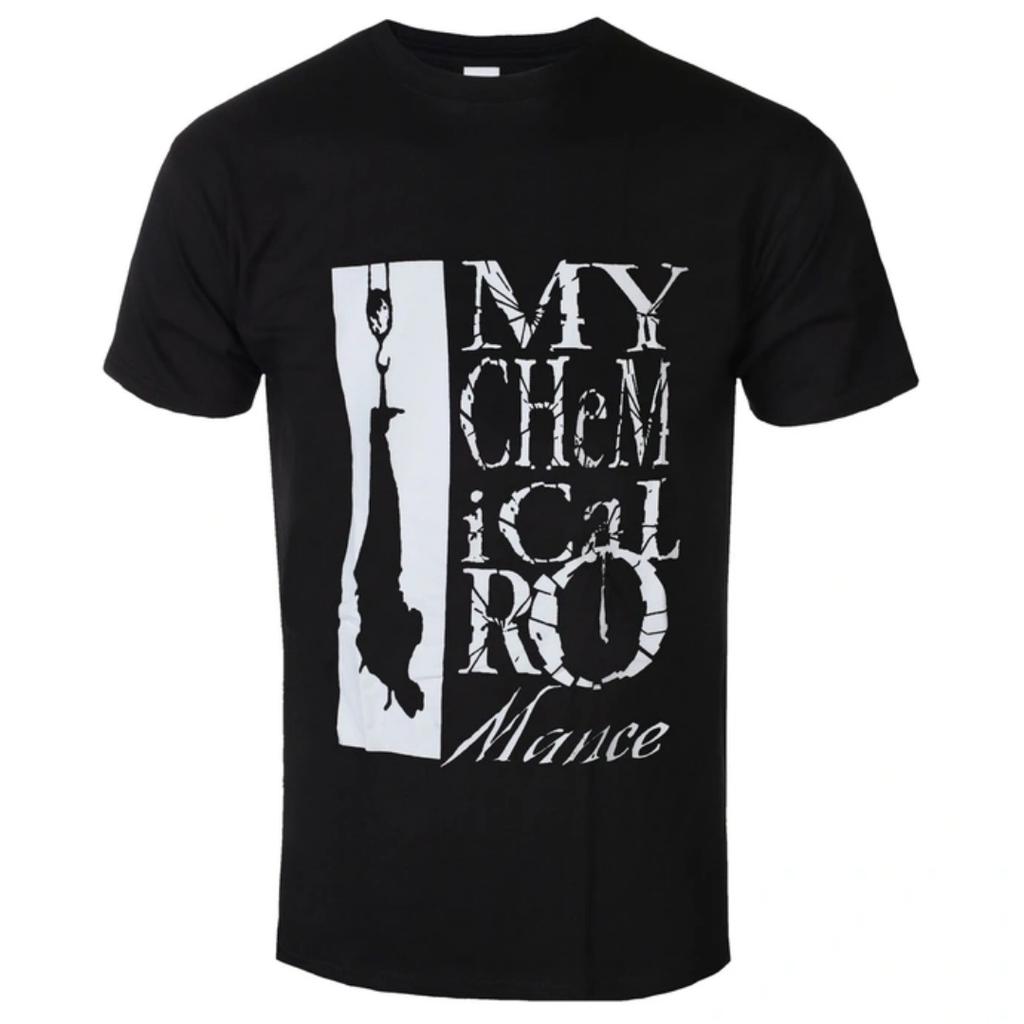 My Chemical Rounisexce Mcr Logo Muster Gedrucktes T-Shirt Gothic Stil T-Shirt Emotionale Punk Band Für Unisex Und Unisex