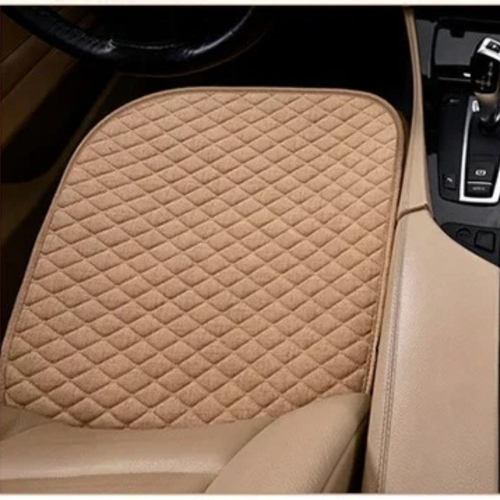 Breathable Linen Seat Pad For Car – Slip-Resistant Bottom Cushion Only, Uses In Most Vehicles Year-Round Comfort