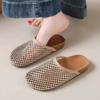 Super Beliebte Wasser Diamant Voll Diamant Damenschuhe, Fischernetz Zehenkappe Halbschuhe, Flache Faule Damensandalen