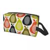 Travel Orla Kiely Wallpaper Toiletry Bag Cute Flowers Floral Retro Cosmetic Makeup Organizer Women Beauty Storage Dopp Kit Box