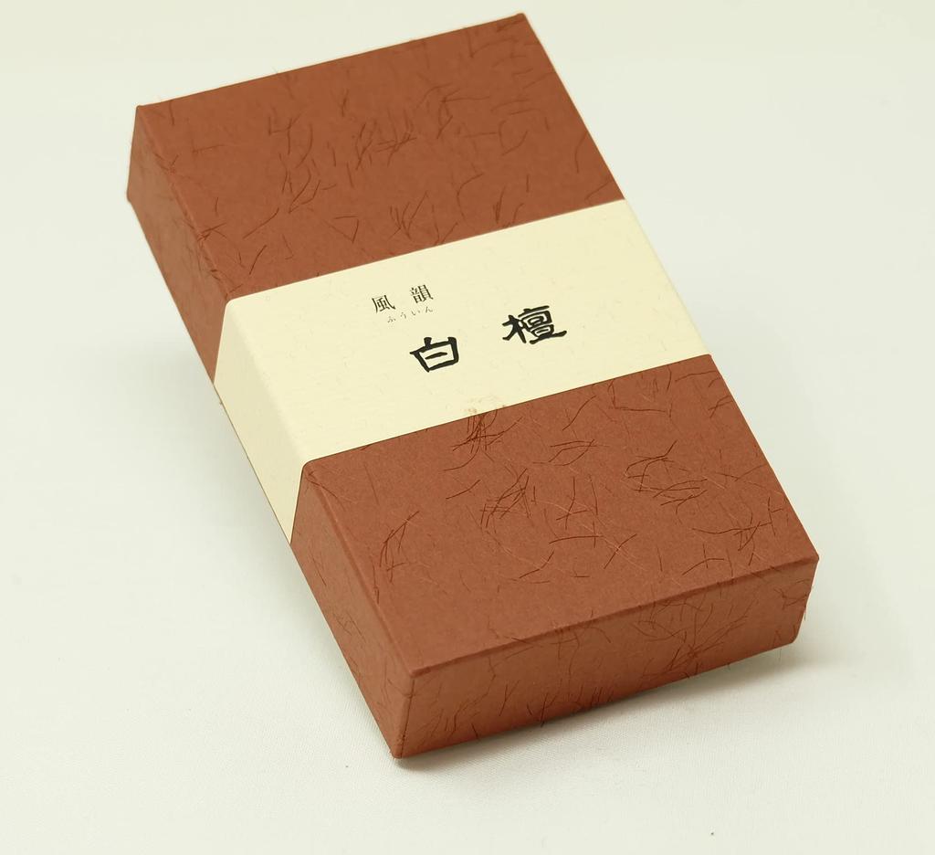 [Fuin Byakudan] Premium Kadzidło Sandałowe, Opakowanie Ekonomiczne 100g. Idealny do jogi, medytacji, uważności i relaksacji. Łagodzi codzienny stres. Zrobiony