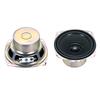 Uxcell 2pcs 10W 8ohm Mini Speakers Metal Shell Square Micro Mini Speakers DVD EVD Multimedia Mobile Portable Advertising Equipment Built-in