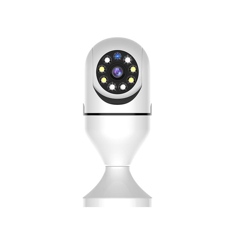 360° Wireless E27 Panoramic Bulb Camera with Night Vision - HD Smart Security