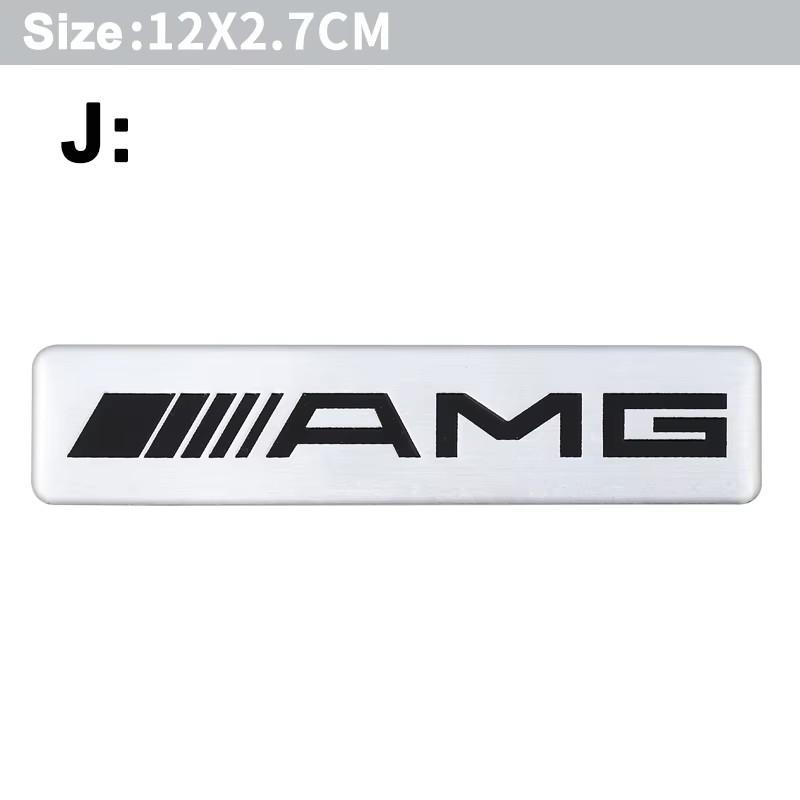 D6Exterior Car Logo Emblem Badge Sticker Single Decal Personalized Auto Appearance Interior Exterior Tuning For Mercedes Benz SUV