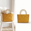 With Handle Bride Flower Basket Sundries Organizer Picnic Basket Vintage Hand-Woven Basket  Gift