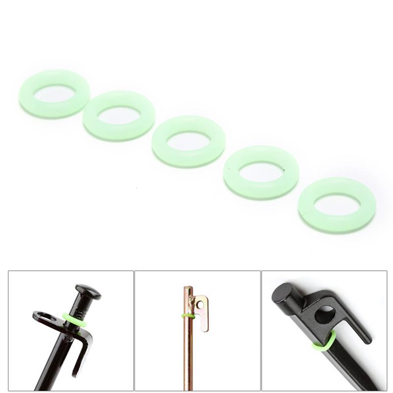 Les accessoires de tente d'anneau de clou de tente de fluorescence de 20X camouI Les accessoires de tente d'anneau de clou de tente de fluorescence de 20X camouI