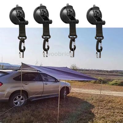 Zeltbefestigungshaken Haken Auto Reisen Klettern Tragbar Kleiderständer Vakuum Schwerlast Kleiderbügel Saugnäpfe Wohnmobil