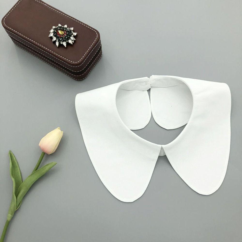 Cotton False Collar Versatile Detachable Collar Fashion Shirt Collar  for Women Girls