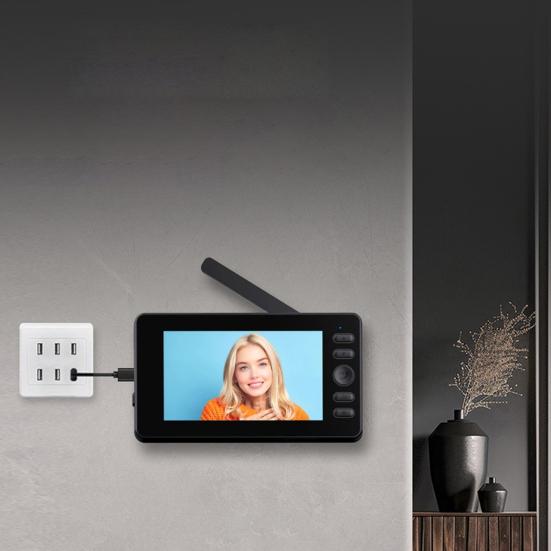 Wireless Smart Doorbell with Camera 1080P Video & Night Vision Doorbell 120 Degrees Wide