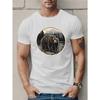 Bear Men's Short Sleeve T-shirt Summer T-shirt Top,Casual ,Round Neck Tee for All Seasons