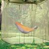 Popping up Mosquitoes Netting Tent with Expansion Tube for Bed and Outdoor Use Small Folding Design with Expansion Tube
