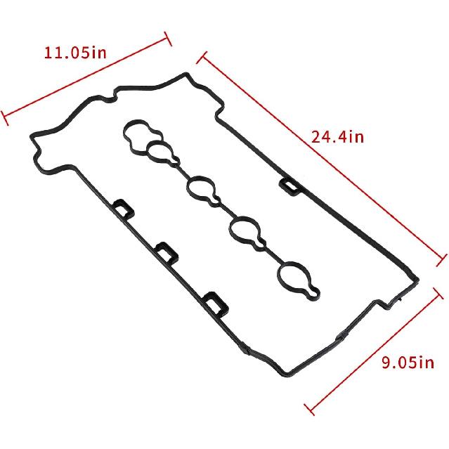 12609291 12608604 VS50778R Valve Cover Gasket Compatible With 2008-2017 Buick Lacrosse Regal Verano Chevy Captiva Sport Cobalt Equinox HHR Impala GMC