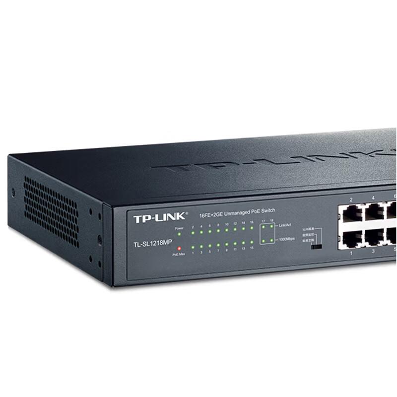 Tp-Link TL-SL1218MP Gigabit Uplink PoE Switch