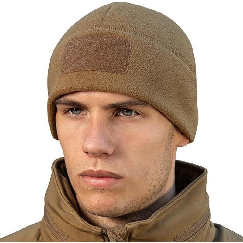 Cold Weather Gear Hat – Fleece Lined Watch Cap – Lightweight & Quick Dry – Ideal for Hiking Skiing Daily Wear