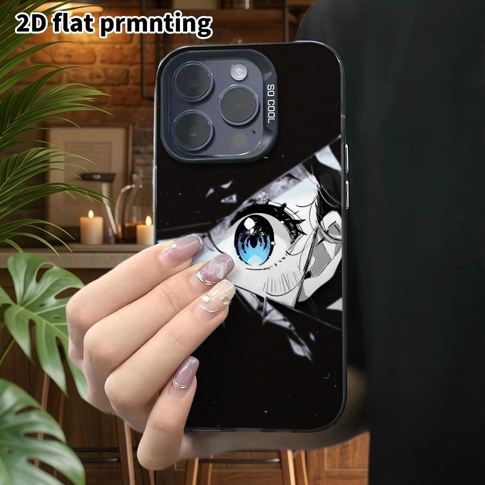 Phone case: 2D flat, suitable for iPhone 18 17 16 15 14 13 12 Pro, one eye, perfect Christmas and Halloween holiday gift