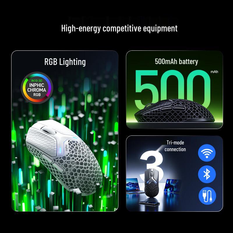 INPHIC IN10 3D Printed Wireless Gaming Mouse