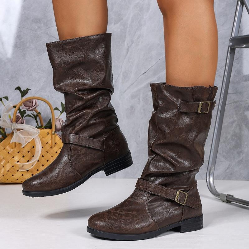 New fashionable and comfortable long boots, women's short boots and low-heeled women's shoes for Spring and Autumn 2025