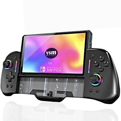 Nintendo Switch Grip Prenosný OLED Rýchly LED Programovateľný Ovládač, Režim, Káblový, Integrovaný, Kompatibilný, Oheň, Podsvietenie, Gyro, Vibrácie,
