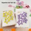 Dopamine Star Hair Clip: Colorful Y2K Five-Pointed Star Clips for Girls - Cute Bangs Accessories for Concerts