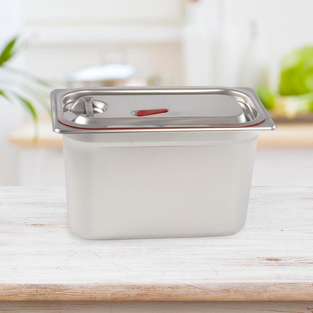 Stainless Steel Pan Hotel 1/1 Size Breading Tray Deep Warming Steam Table Catering Food