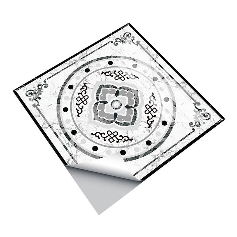 

1 шт. самоклеящиеся обои из ПВХ, паркет, мрамор, водонепроницаемые напольные наклейки, квадратные наклейки, нескользящие, для украшения дома