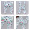 Fairy Hanfu Collar False Collar Yunjian Embroidery Rabbit Detachable Collar Traditional Chinese Hanfu Accessories