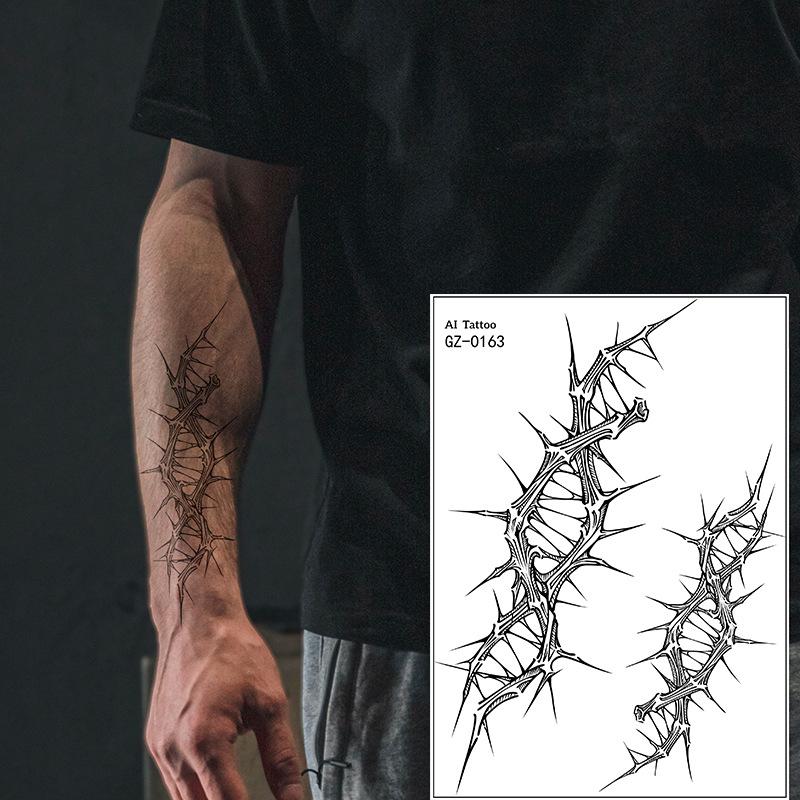 Herbal Tattoo Sticker Waterproof Flower Arm Simulation Tattoo Juice Tattoo Sticker Tattoo