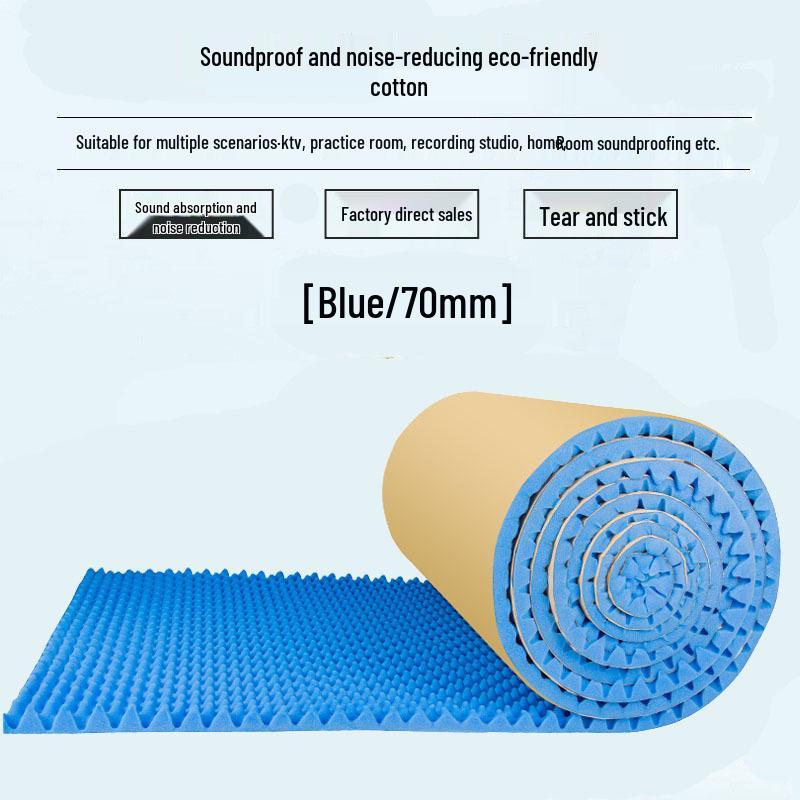 Self-Adhesive Soundproof Wave Panel for Home and Studio