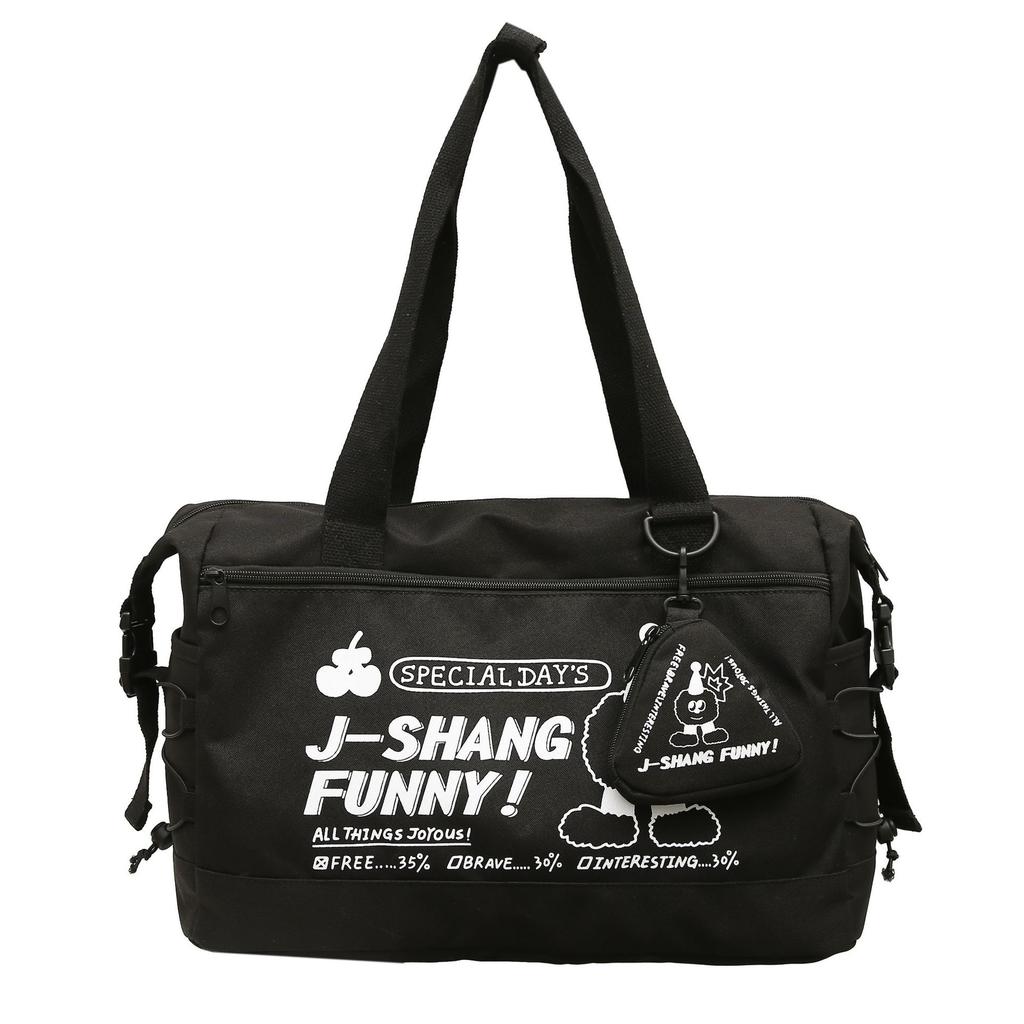 Travel bag Large capacity trendy cool unit price bag Portable business trip storage Luggage handbag Fitness training Lightweight