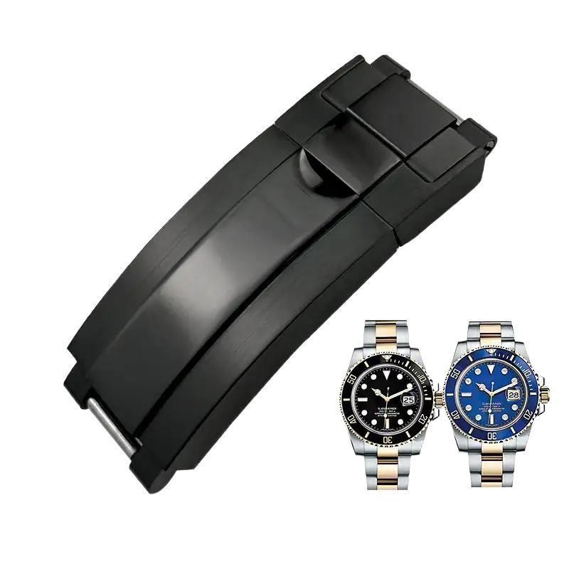 Rolex Green Submariner Black Submariner Steel Band Silicone Yacht Daytona Toothed Fine-tuning Watch Buckle16mm