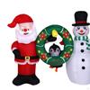 Christmas Inflatables Decoration Outdoor Built in LED Holiday Ornament Photo Props Xmas